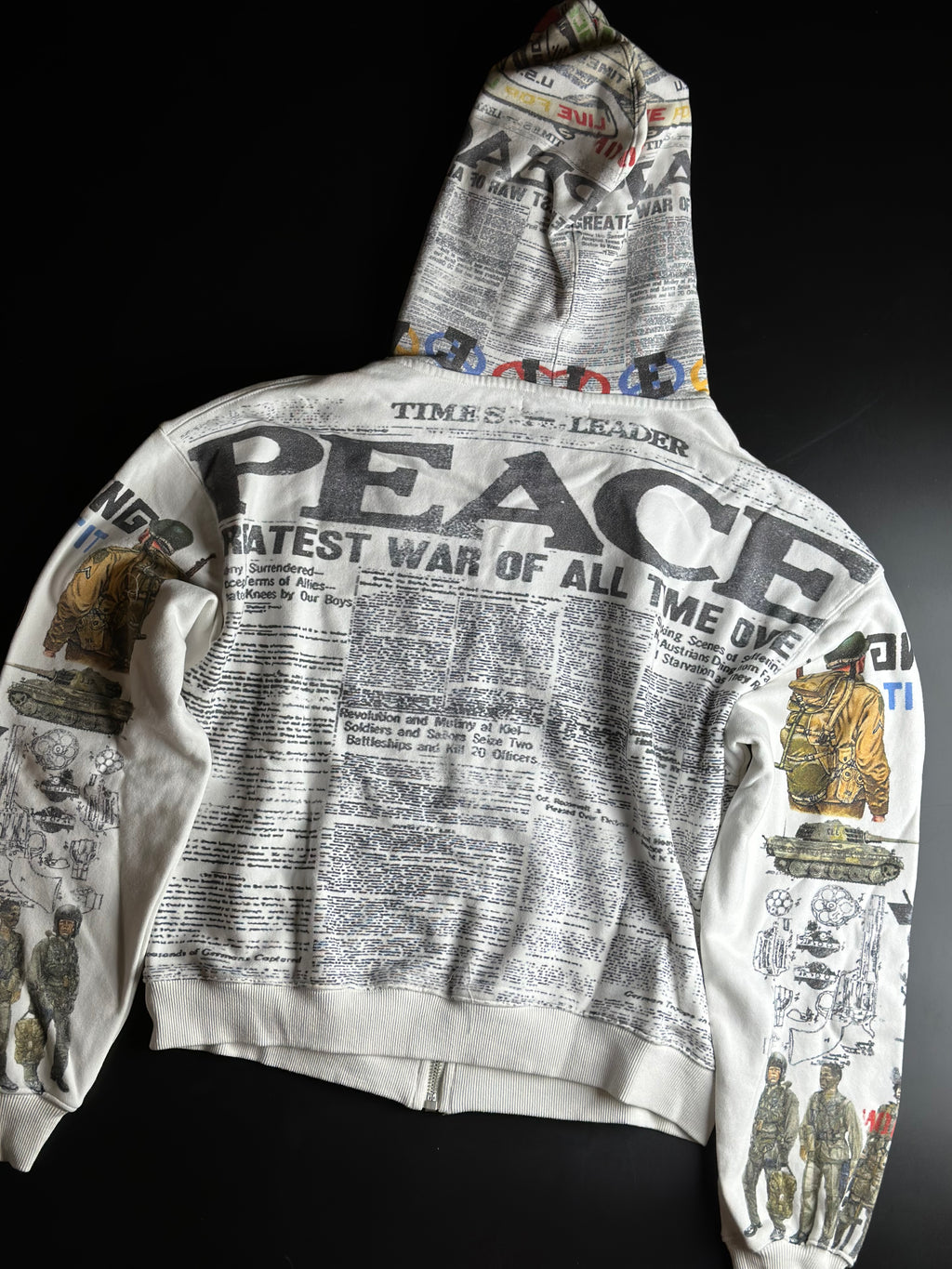 Vale Forever - Peace Zip Up Hoodie
