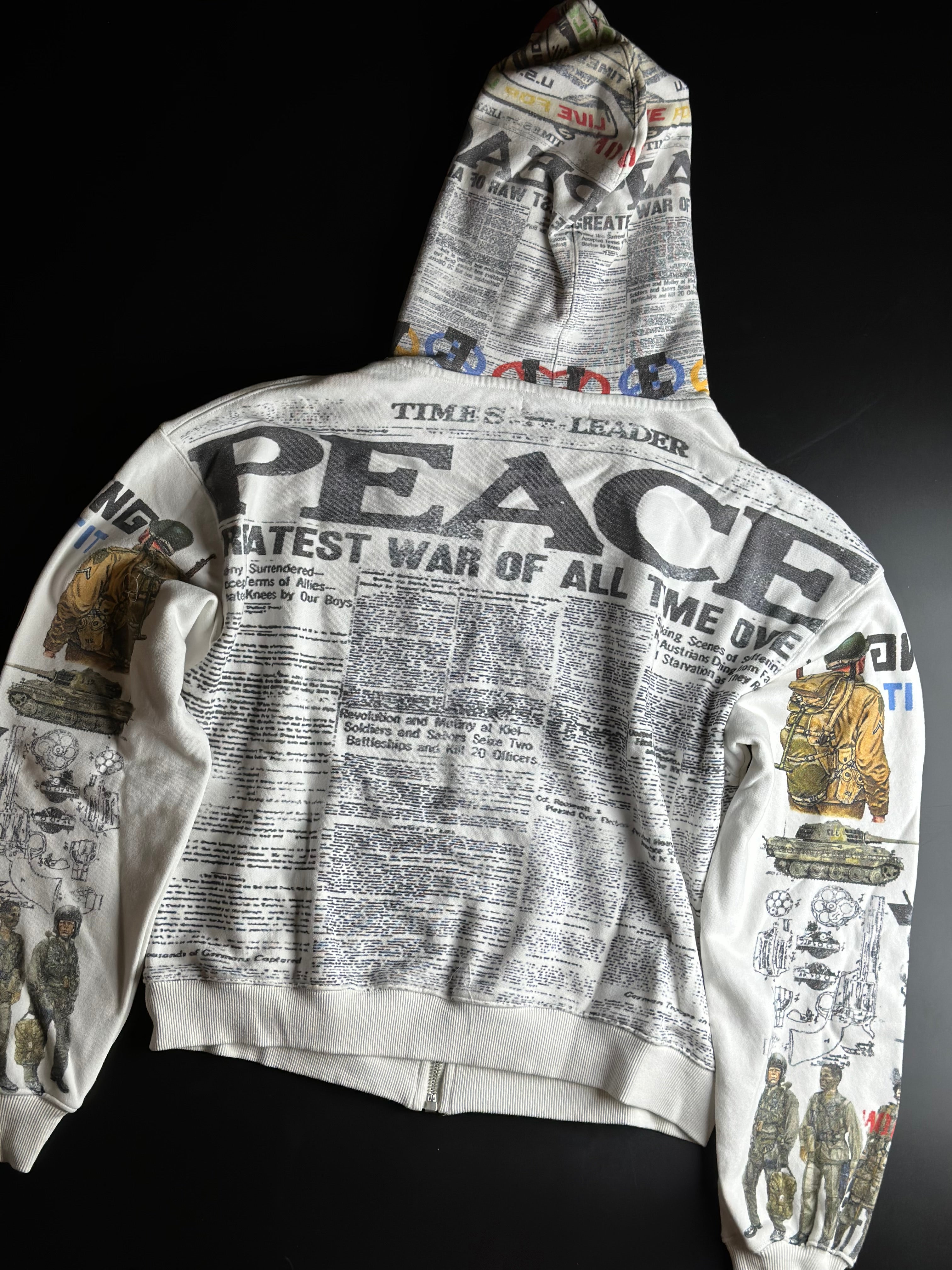 Vale Forever - Peace Zip Up Hoodie