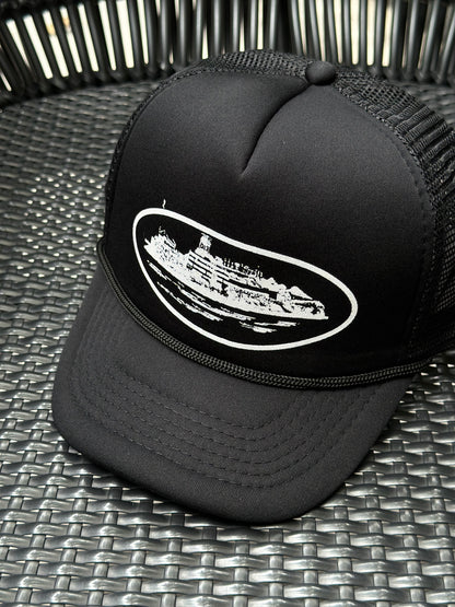 Corteiz - Alcataz Logo trucker cap