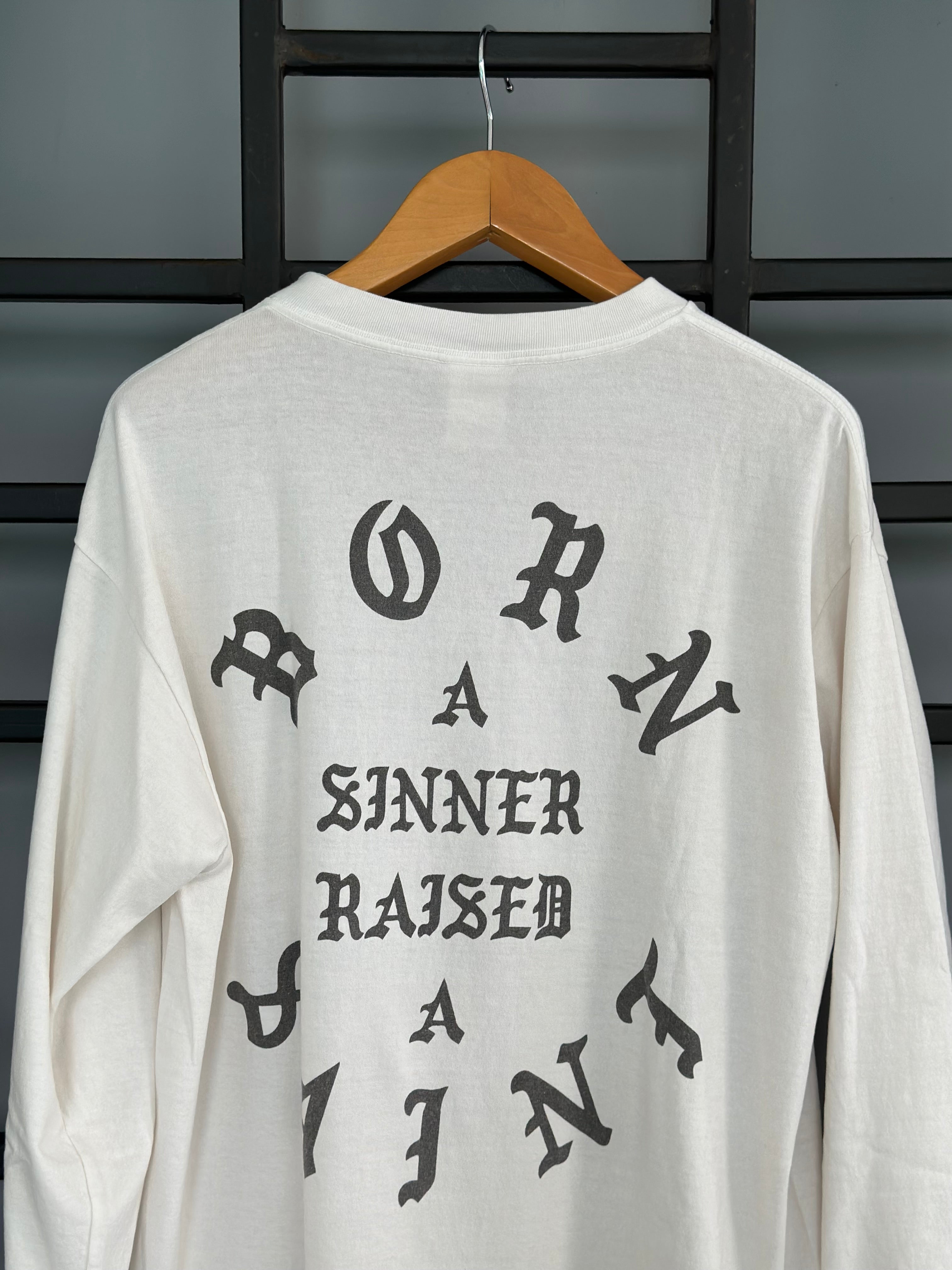 Saint michael - Born a sinner raised a saint long sleeve