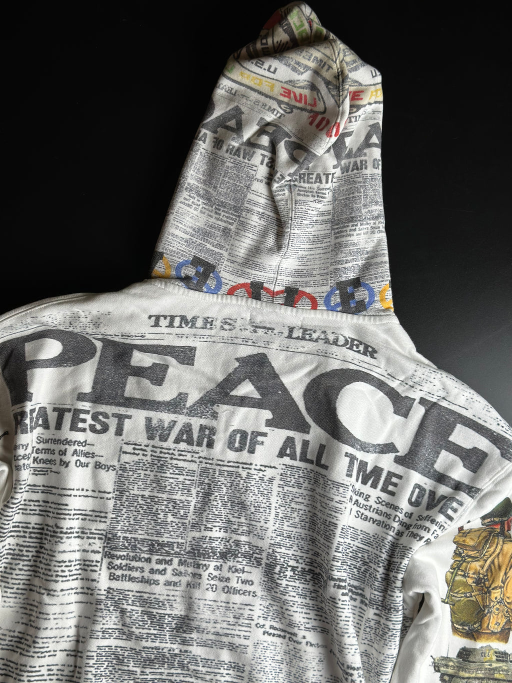 Vale Forever - Peace Zip Up Hoodie