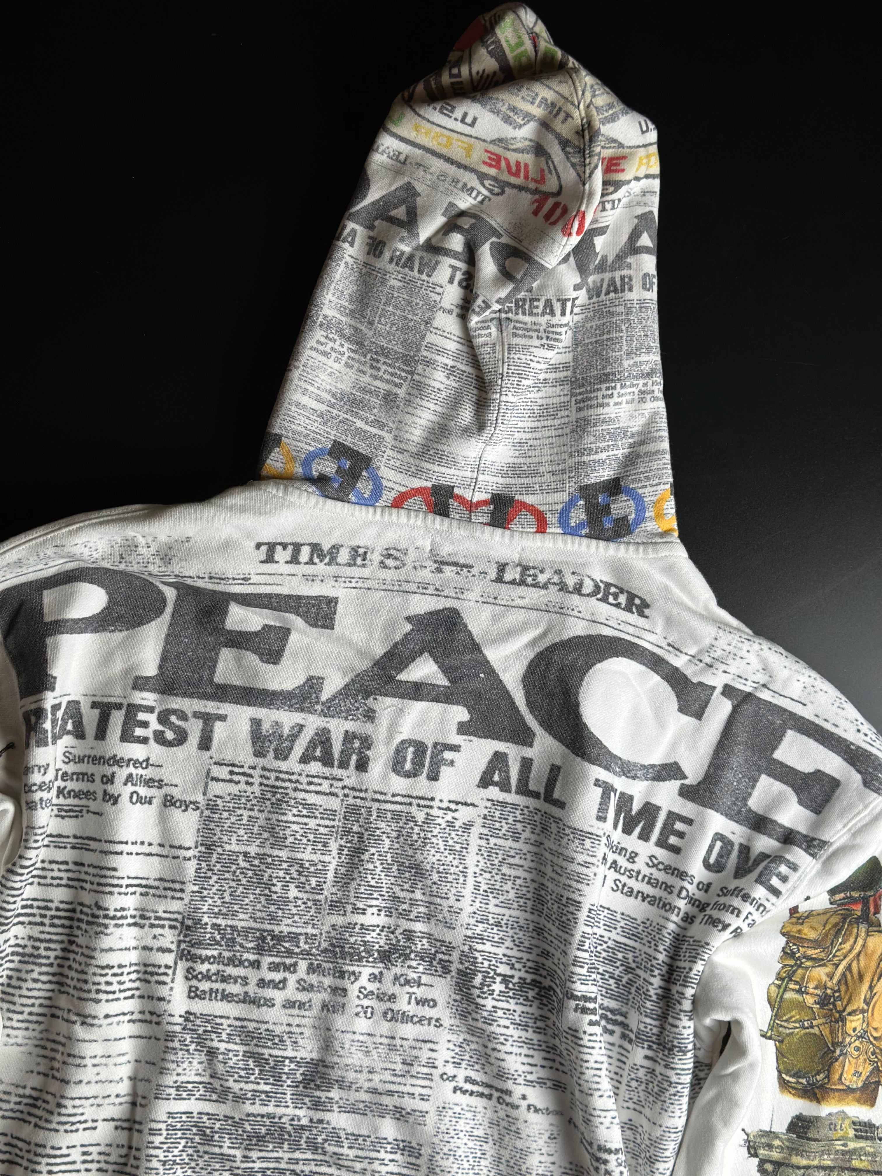 Vale Forever - Peace Zip Up Hoodie
