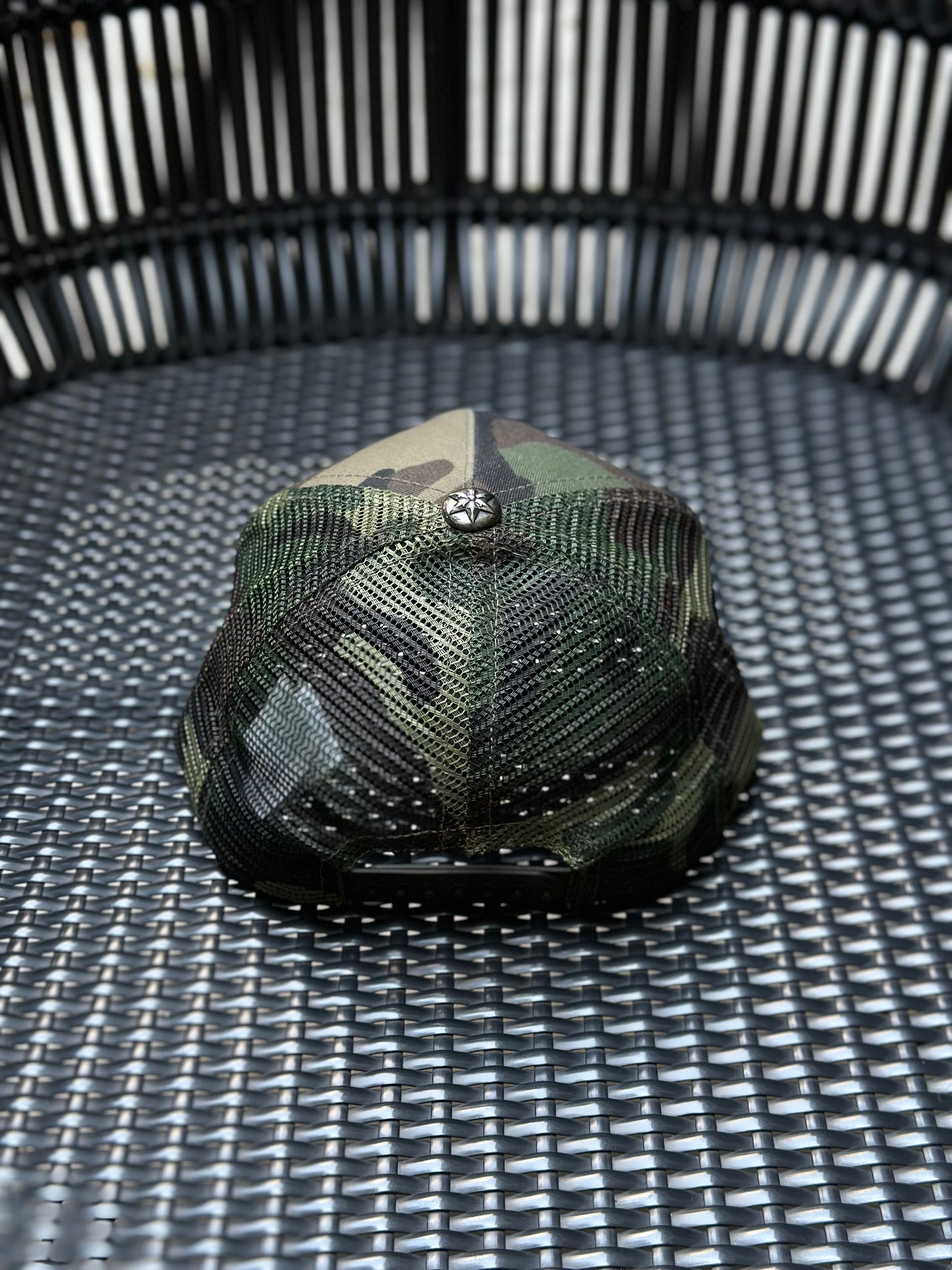 Chrome hearts - Star leathers camo trucker cap