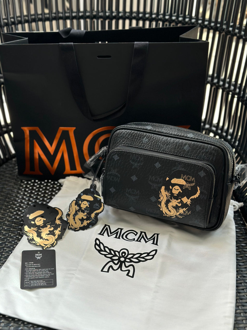 Bape x Mcm - Shoulder Bag