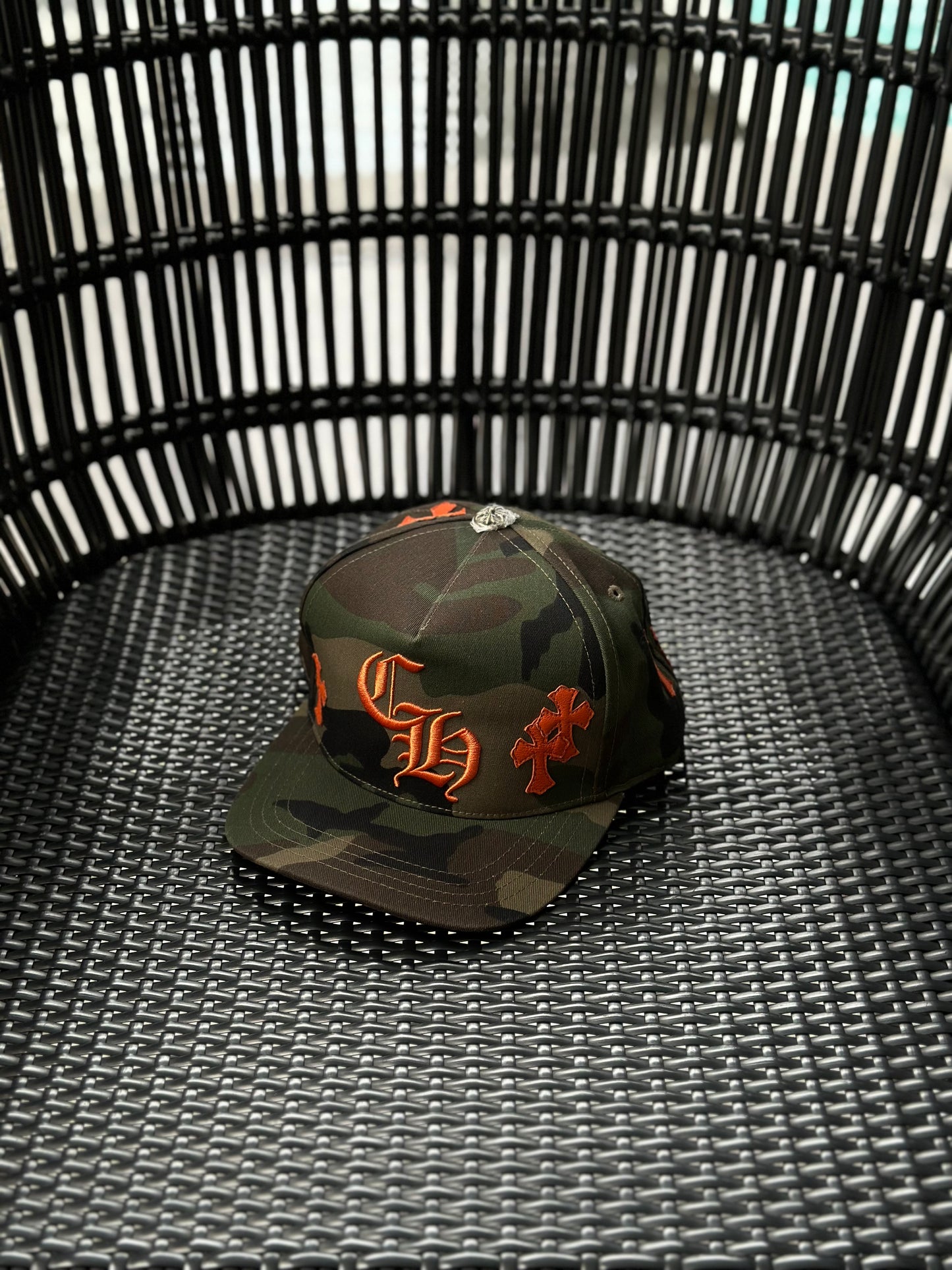 Chrome hearts - Camo Cemetery Snapback