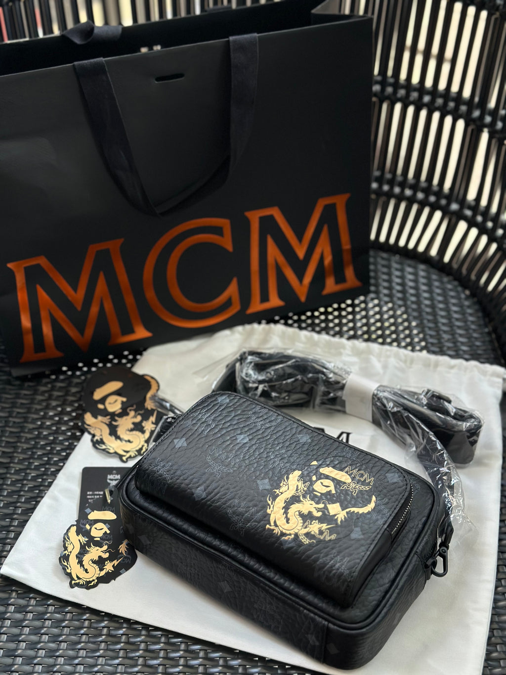 Bape x Mcm - Shoulder Bag