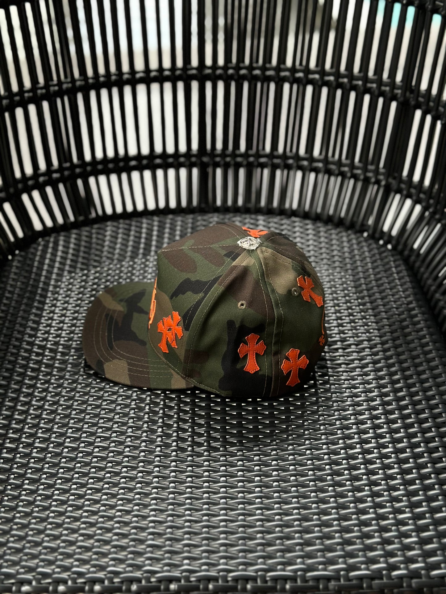 Chrome hearts - Camo Cemetery Snapback