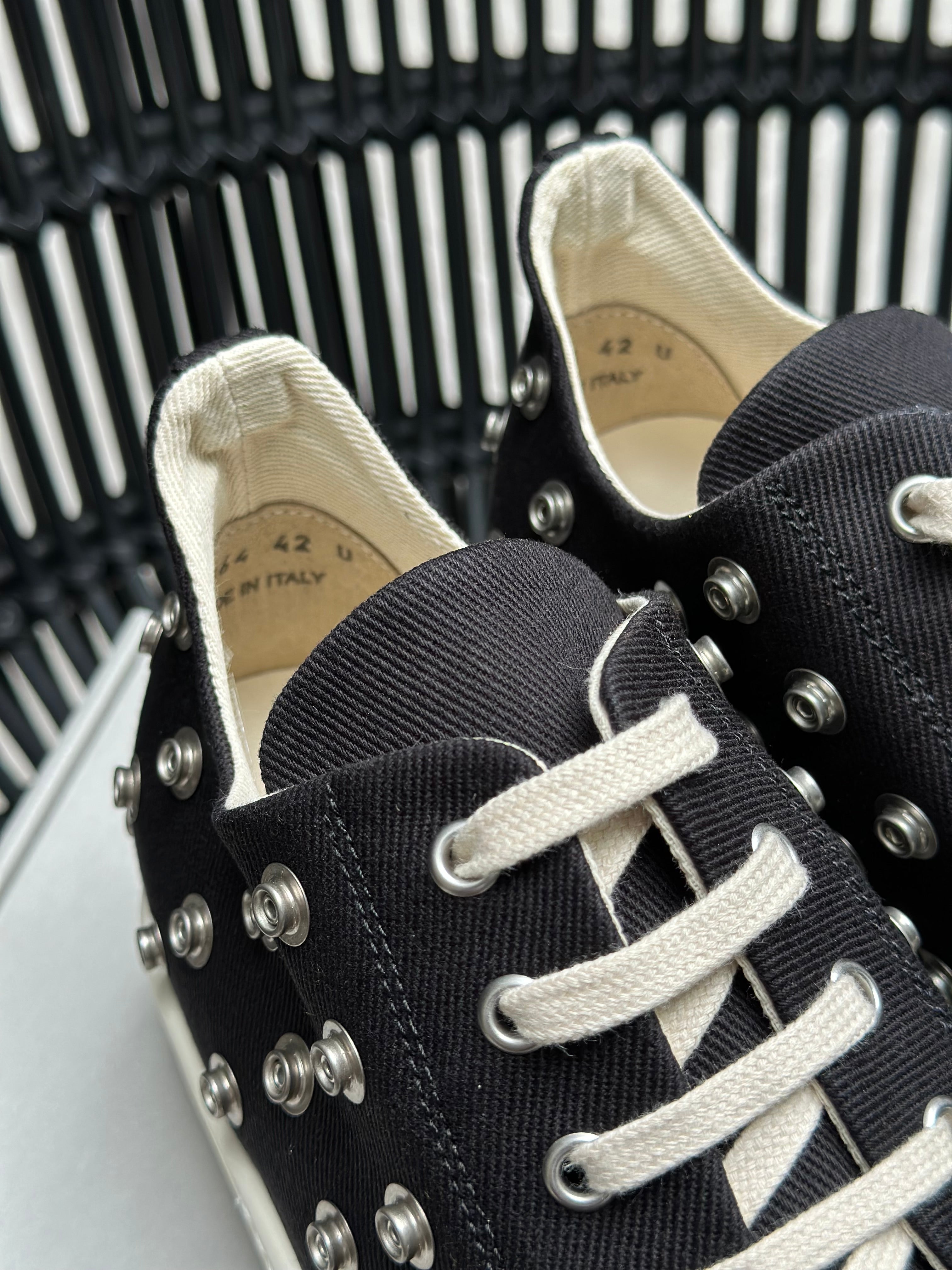 Rick owens Drkshdw-2023 Luxor Ramones low